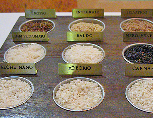 Vinitaly - varietà di riso