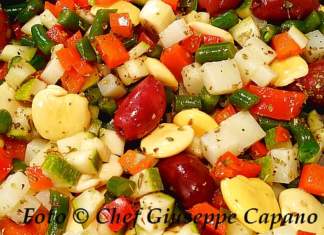 Contornata di verdure con lupini e olive 518