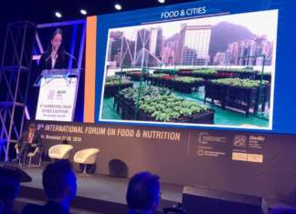 Un momento dei lavori al Forum on food and nutrition