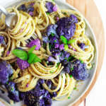 Pasta al broccolo viola vegan senza glutine