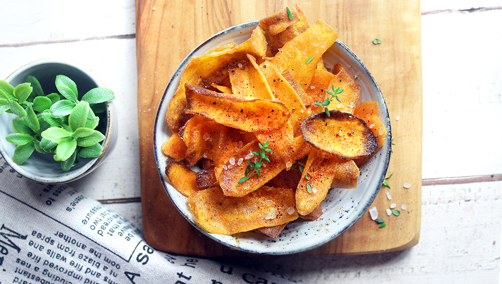 Chips di carote