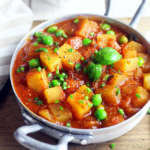 Curry di patate e piselli