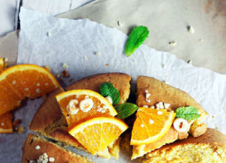 Torta arance e nocciole