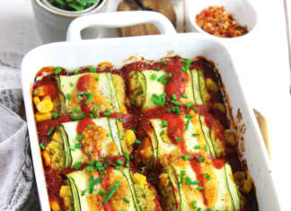 Enchiladas vegan di zucchine